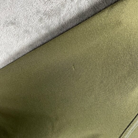 Champion Duofold Jacket Fleece Mens Medium Green Warm Control 1/4 Zip Logo - Picture 6 of 7